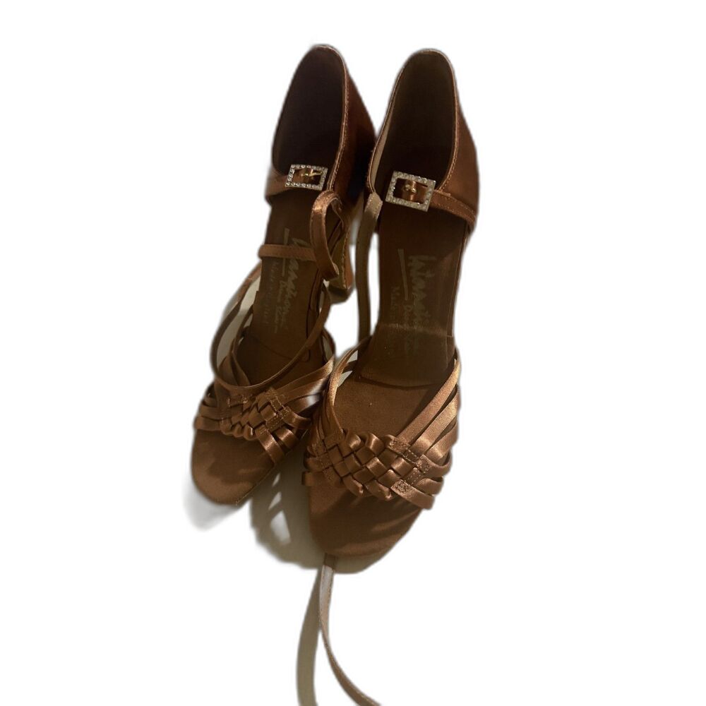 International Dance Studios Women's Size 6 Ballroom shoes copper